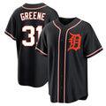 Ldoa D.Tigers #31 Riley Greene Player Black Fashion Out Home Game Stitched Jerseys
