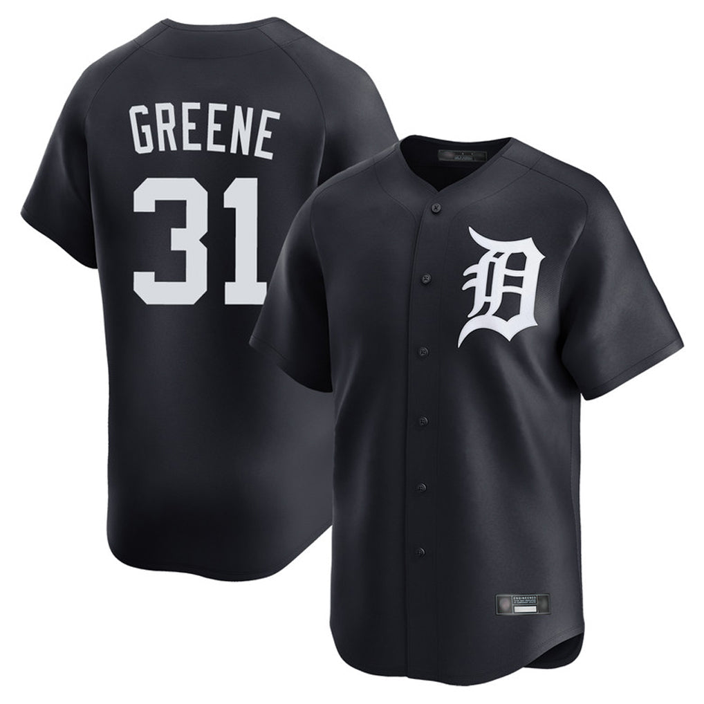 Ldoa D.Tigers #31 Riley Greene Player Navy Home Limited Game Stitched Jerseys