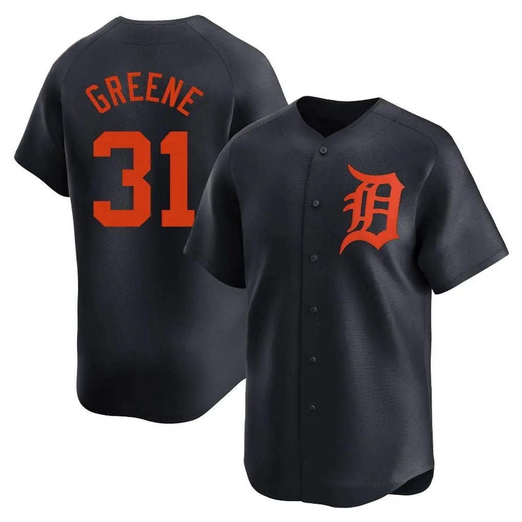 Ldoa D.Tigers #31 Riley Greene Player Navy Home Limited Stitched Jerseys
