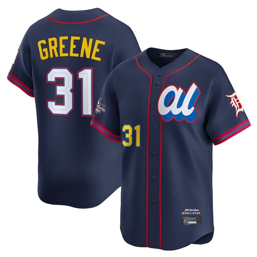 Ldoa D.Tigers #31 Riley Greene Player Navy Limited American League All-Star Edition Stitched Jerseys