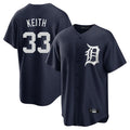 Ldoa D.Tigers #33 Colt Keith Player Navy Game Home Stitched Jerseys