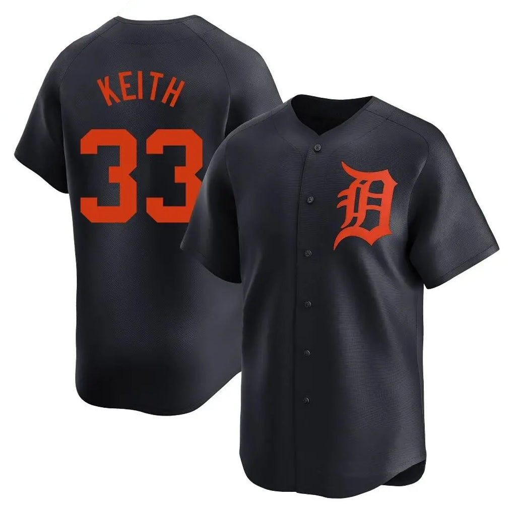 Ldoa D.Tigers #33 Colt Keith Player Navy Home Limited Stitched Jerseys
