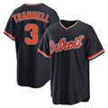 Ldoa D.Tigers #3 Alan Trammell Player Navy Home Game Stitched Jerseys