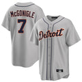 Ldoa D.Tigers #7 Kevin McGonigle Player Gray Home Game Stitched Jerseys