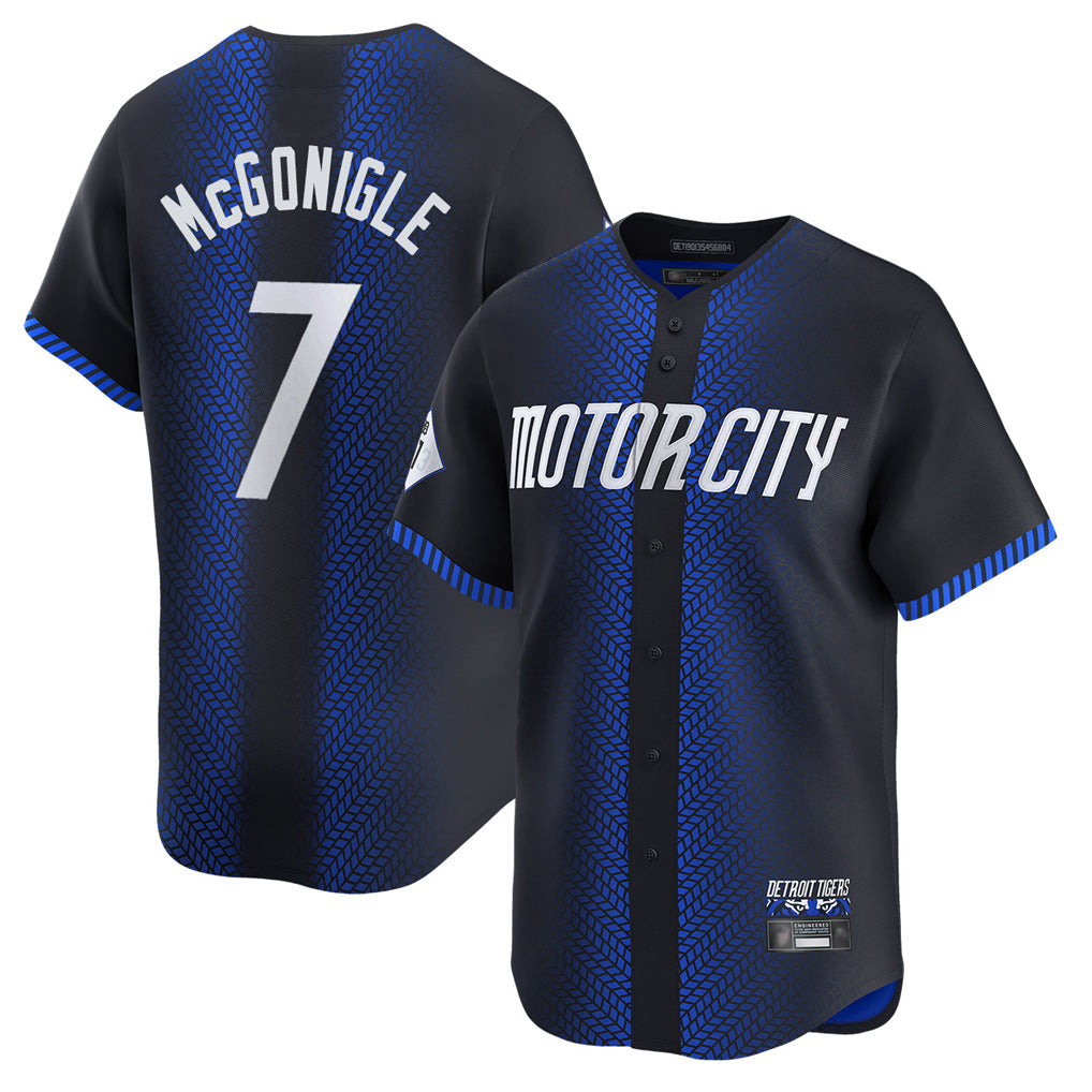 Ldoa D.Tigers #7 Kevin McGonigle Player Navy City Connect Home Limited Stitched Jerseys