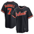 Ldoa D.Tigers #7 Kevin McGonigle Player Navy Home Game Stitched Jerseys