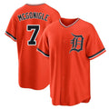Ldoa D.Tigers #7 Kevin McGonigle Player Orange Home Game Stitched Jerseys