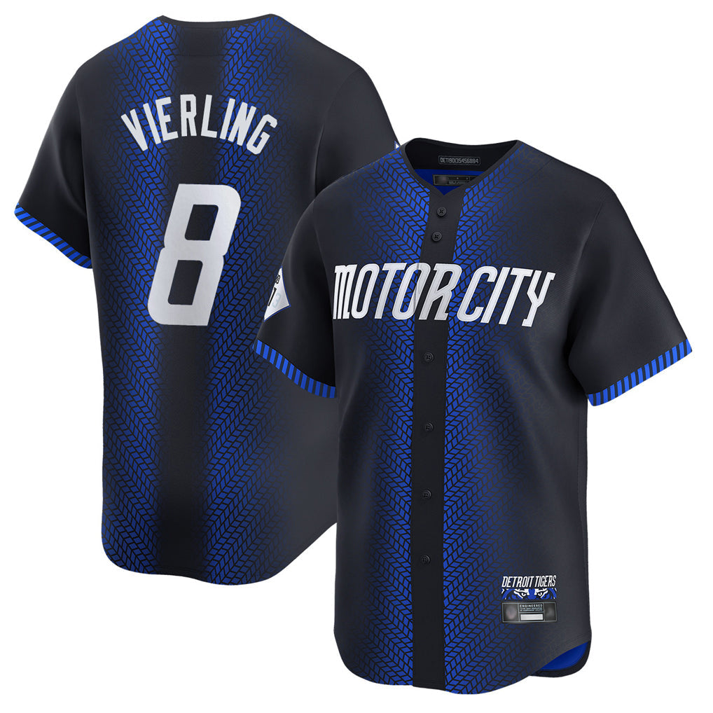 Ldoa D.Tigers #8 Matt Vierling Player Navy City Connect Home Limited Stitched Jerseys