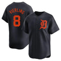 Ldoa D.Tigers #8 Matt Vierling Player Navy Home Limited Stitched Jerseys