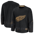 Tuec D.Red wings Black 2024 Military Appreciation Practice Jersey