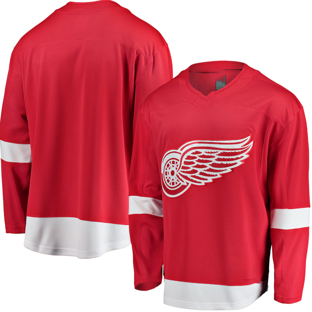 Tuec D.Red wings Red Breakaway Home Jerseys