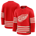 Tuec D.Red wings Red Centennial Premium Jerseys