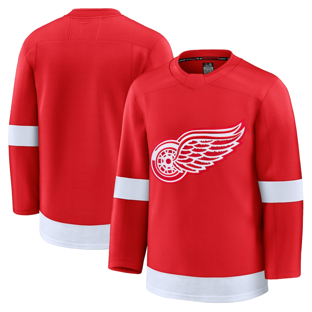 Tuec D.Red wings Red Home Premium Jerseys