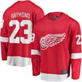 Tuec D.Red wings #23 Lucas Raymond Red Home Breakaway Player Jerseys