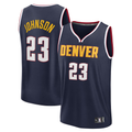 Ldoa D.Nuggets #23 Cameron Johnson Navy Fast Break Replica Jerseys - Icon Edition