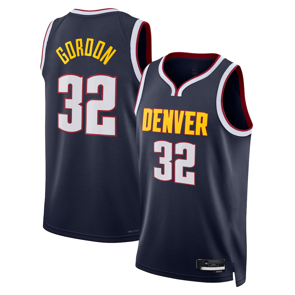 Ldoa D.Nuggets #32 Aaron Gordon Navy Swingman Replica Jerseys - Icon Edition