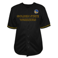 Ldoa G.State Warriors Black Big & Tall Pop Full-Button Jerseys