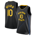 Ldoa G.State Warriors #10 Jimmy Butler III Jordan Brand Black Swingman Jerseys - Statement Edition