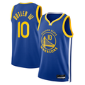 Ldoa G.State Warriors #10 Jimmy Butler III Royal Swingman Jerseys - Icon Edition