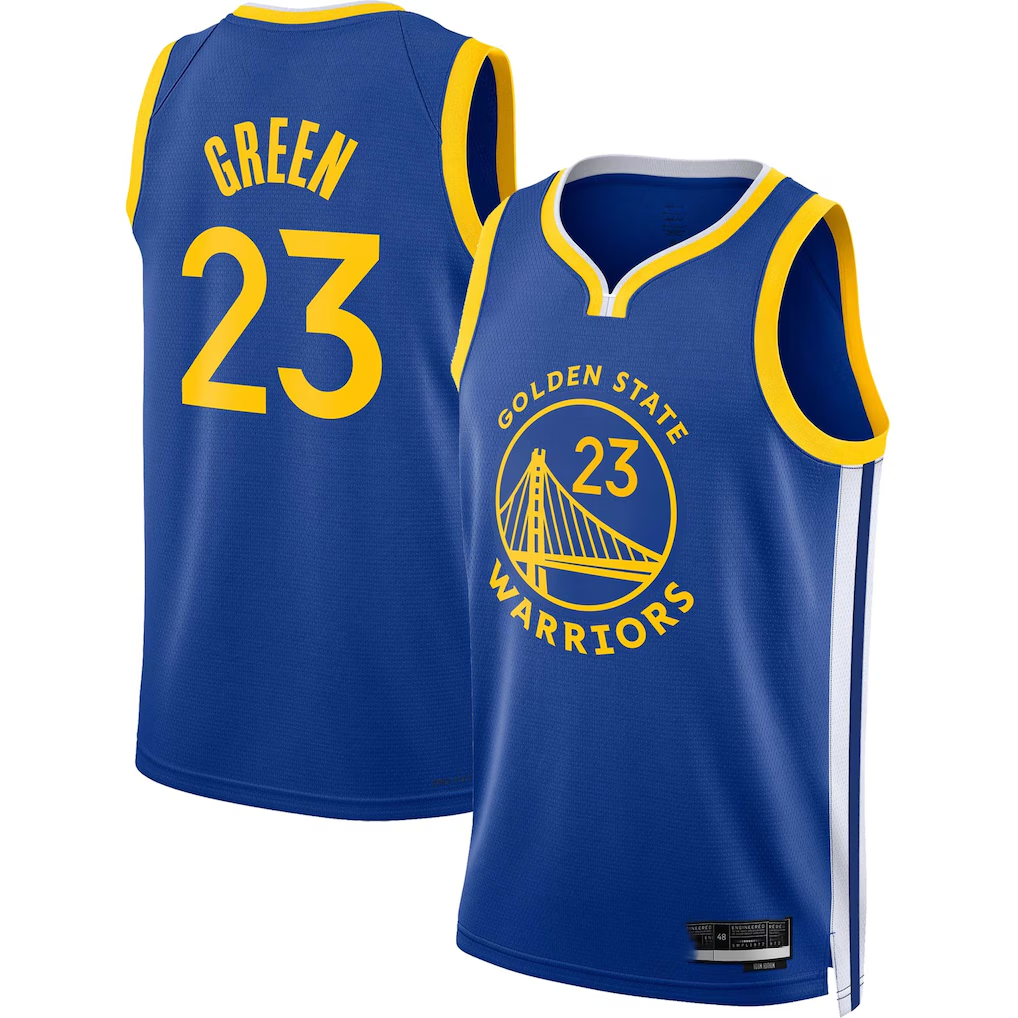 Ldoa G.State Warriors #23 Draymond Green Royal Swingman Jerseys - Icon Edition