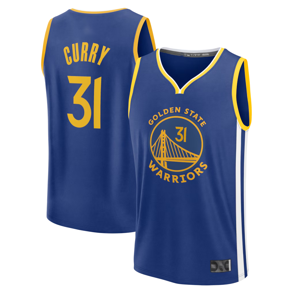 Ldoa G.State Warriors #31 Seth Curry Blue Fast Break Replica Jerseys - Icon Edition