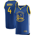 Ldoa G.State Warriors #4 Moses Moody Royal Fast Break Replica Jerseys - Icon Edition