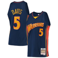 Ldoa G.State Warriors #5 Baron Davis Mitchell & Ness Navy 200607 Hardwood Classics Swingman Jerseys