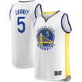 Ldoa G.State Warriors #5 Kevon Looney White Fast Break Player Replica Jerseys - Association Edition