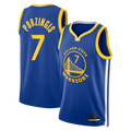 Ldoa G.State Warriors #7 Kristaps Porzi??is Royal Swingman Jerseys - Icon Edition