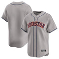 Ldoa H.Astros Gray Home Limited Blank Player Stitched Jerseys