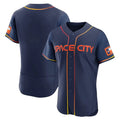 Ldoa H.Astros Navy City Connect Limited Elite Home Blank Player Stitched Jerseys