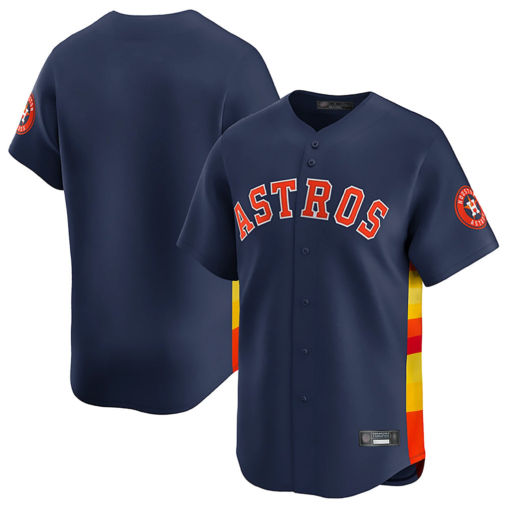 Ldoa H.Astros Navy Home Limited Blank Player Stitched Jerseys