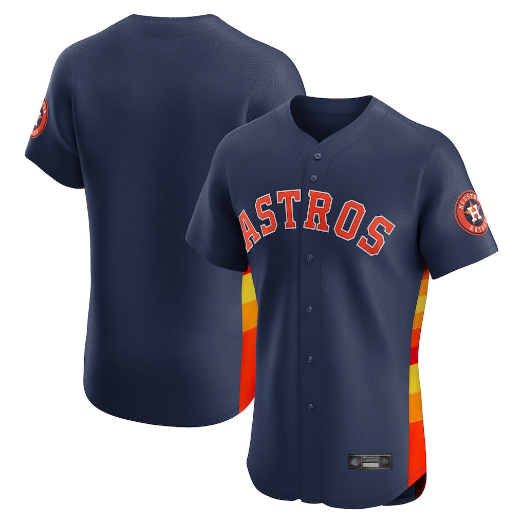 Ldoa H.Astros Navy Limited Elite Home Blank Player Stitched Jerseys