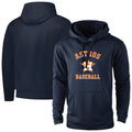 Ldoa H.Astros Navy Pullover Hoodie Blank Player Stitched Jerseys