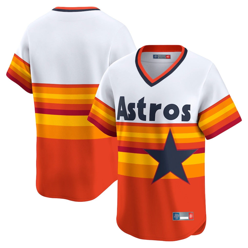 Ldoa H.Astros Rainbow Cooperstown Collection T-shirt Blank Player Stitched Jerseys