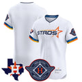 Ldoa H.Astros White City Connect Texas Patch Vapor Premier Blank Player Limited Elite Home Stitched Jerseys