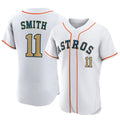 Ldoa H.Astros #11 Cam Smith Player Gold Collection Limited Elite Home Stitched Jerseys