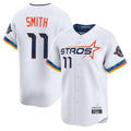 Ldoa H.Astros #11 Cam Smith Player White City Connect Limited Home Stitched Jerseys