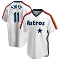 Ldoa H.Astros #11 Cam Smith Player White Cooperstown Collection T-shirt Stitched Jerseys