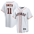Ldoa H.Astros #11 Cam Smith Player White Home Game Stitched Jerseys