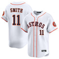 Ldoa H.Astros #11 Cam Smith Player White Home Limited Stitched Jerseys