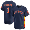 Ldoa H.Astros #1 Carlos Correa Player Navy Home Limited Stitched Jerseys