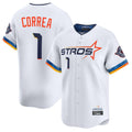 Ldoa H.Astros #1 Carlos Correa Player White City Connect Limited Home Stitched Jerseys