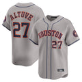 Ldoa H.Astros #27 Jose Altuve Player Gray Home Limited Stitched Jerseys