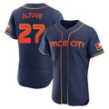 Ldoa H.Astros #27 Jose Altuve Player Navy City Connect Limited Elite Home Stitched Jerseys