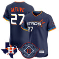Ldoa H.Astros #27 Jose Altuve Player Navy City Connect Texas Patch Vapor Premier Limited Elite Home Stitched Jerseys
