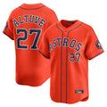 Ldoa H.Astros #27 Jose Altuve Player Orange Home Limited Stitched Jerseys