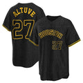 Ldoa H.Astros #27 Jose Altuve Player Snake Skin City Home Game Stitched Jerseys