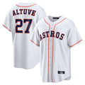Ldoa H.Astros #27 Jose Altuve Player White Home Game Stitched Jerseys