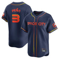 Ldoa H.Astros #3 Jeremy Pe?a Player Navy City Connect Home Limited Stitched Jerseys